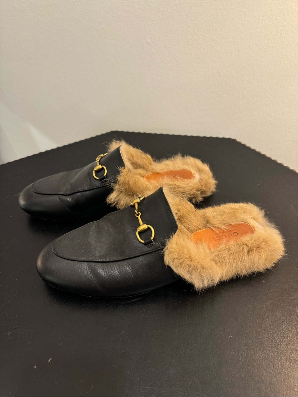 Gucci Princetown Genuine Shearling Loafer Mule (Women) - Picture 4 of 7